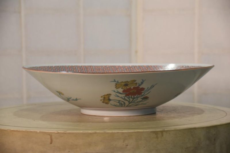 Japanese Kutani Pottery Plate  Width: 425mm - Image 9