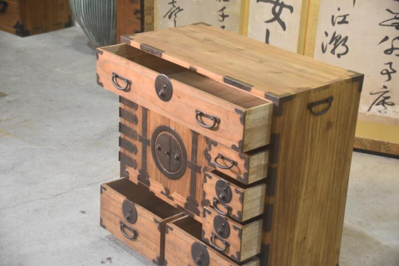 Tokyo Region Choba Dansu Merchant Chest Width:760mm - Image 4