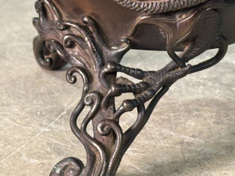 Dragon Usubata Flower Arranging Vase Width:310mm - Image 12