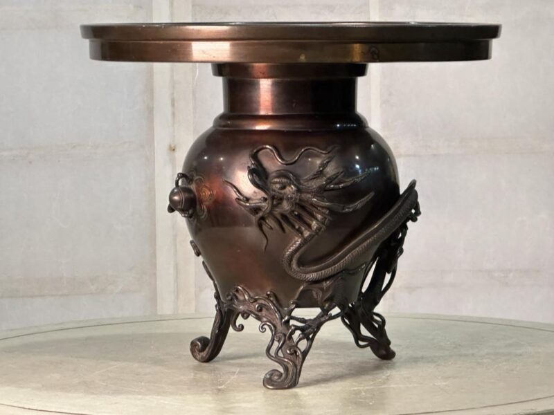 Dragon Usubata Flower Arranging Vase Width:310mm - Image 10