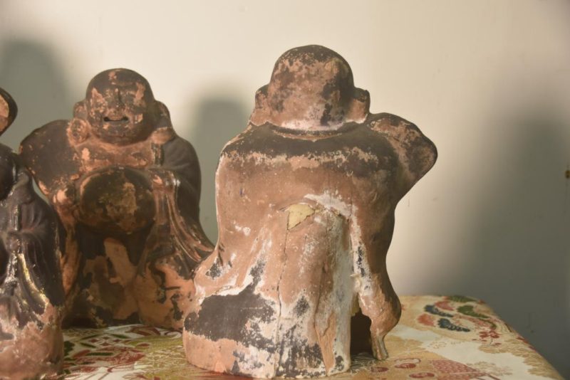 Japanese Hotai-san set of 7 - Unfired Clay Width:820mm - Image 10