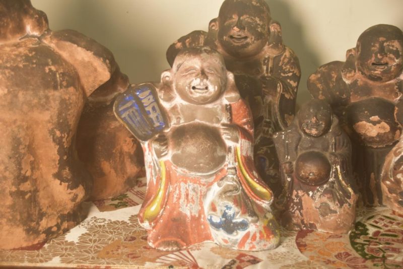 Japanese Hotai-san set of 7 - Unfired Clay Width:820mm - Image 7