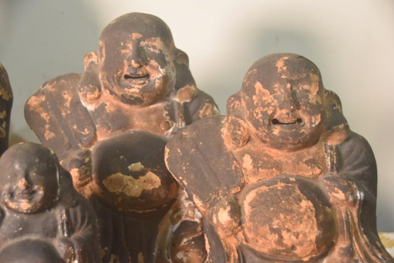 Japanese Hotai-san set of 7 - Unfired Clay Width:820mm - Image 5