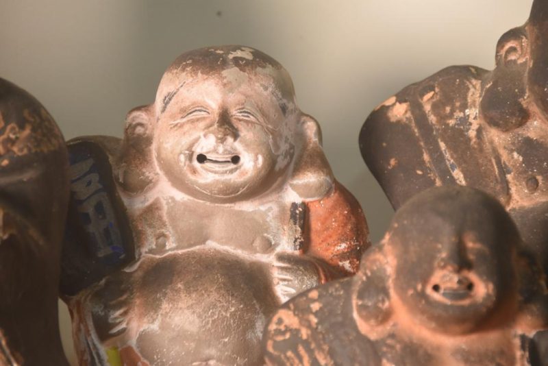Japanese Hotai-san set of 7 - Unfired Clay Width:820mm - Image 3