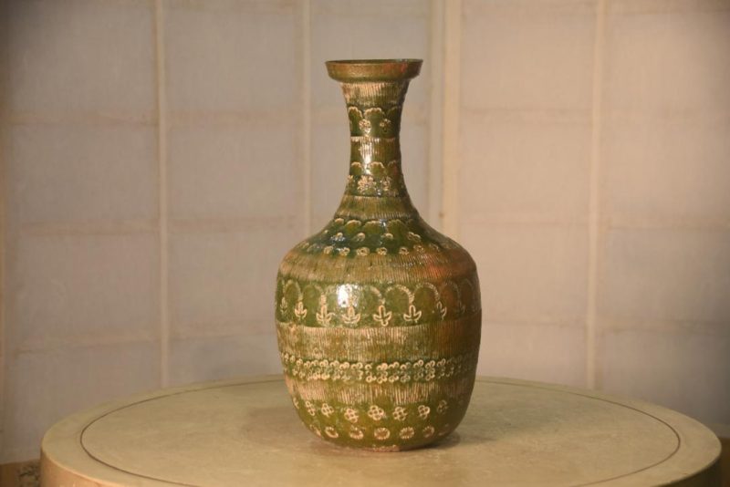 Japanese Pottery Vase Height:340mm