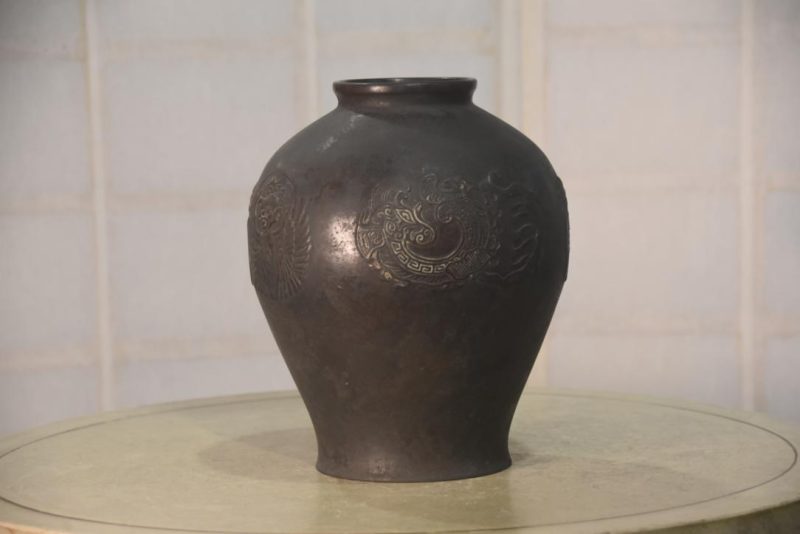 Japanese Bronze Vase Height:260mm