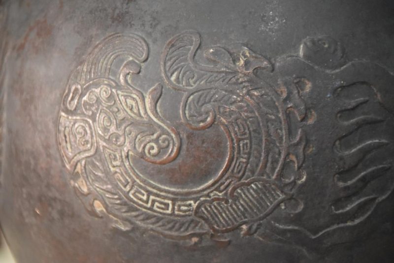 Japanese Bronze Vase Height:260mm - Image 5