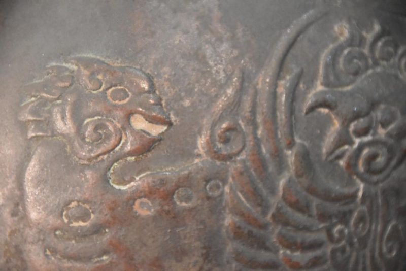 Japanese Bronze Vase Height:260mm - Image 2
