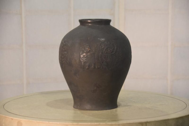 Japanese Bronze Vase Height:260mm - Image 7