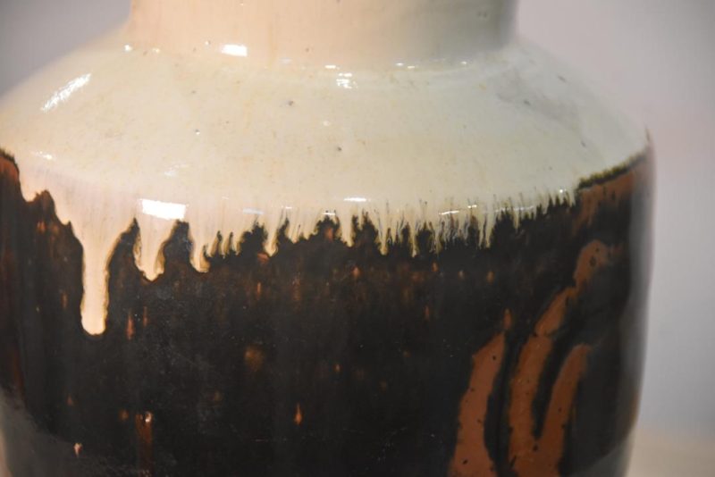 Mashiko Pottery Vase Width:160mm - Image 2