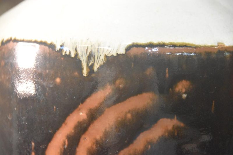 Mashiko Pottery Vase Width:160mm - Image 6
