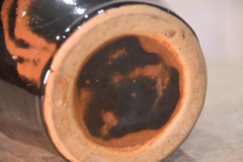 Mashiko Pottery Vase Width:160mm - Image 8