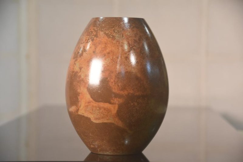 Japanese Seido/Murashido Bronze Vase Height:155mm - Image 8