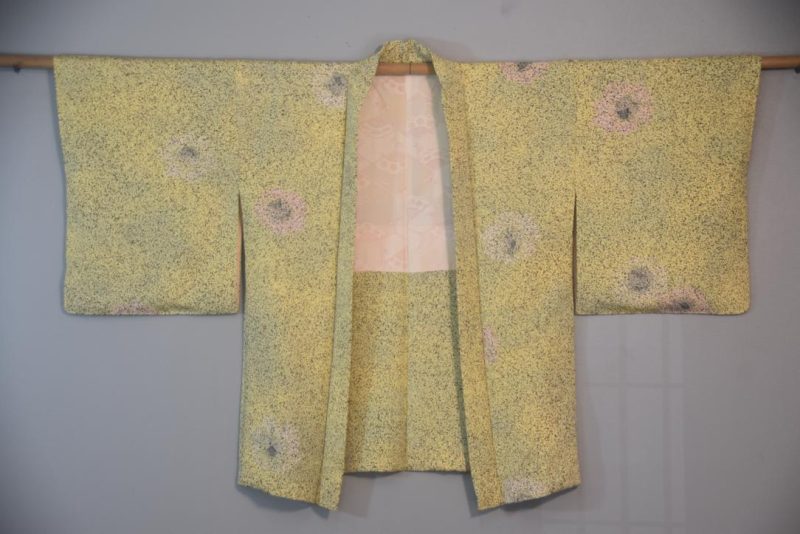 Spiced Pepper Japanese Vintage Silk Haori Jacket - Image 9