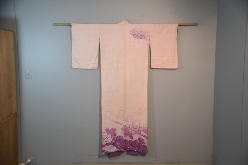 Shibori Silk Kimono from Japan
