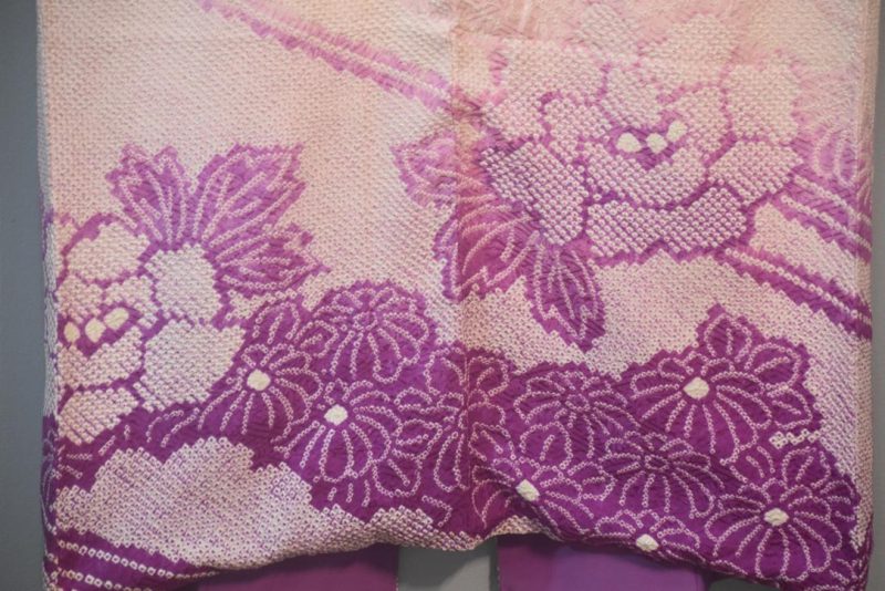 Shibori Silk Kimono from Japan - Image 2