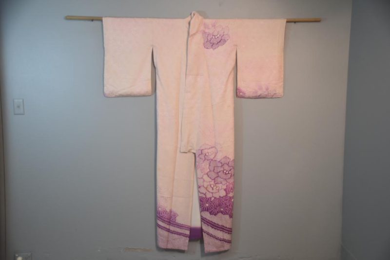 Shibori Silk Kimono from Japan - Image 3