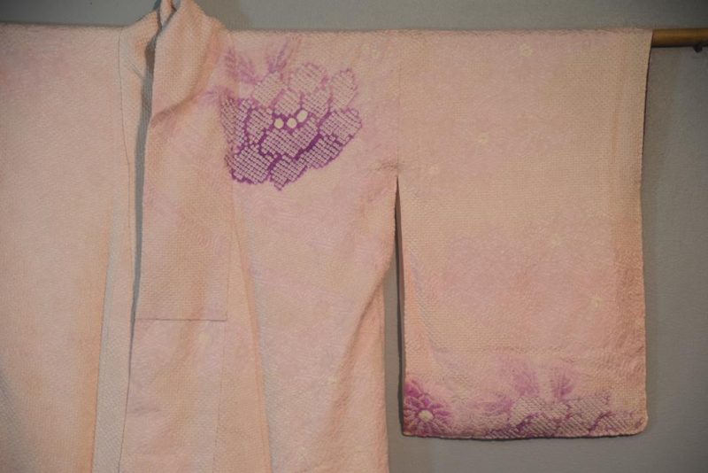 Shibori Silk Kimono from Japan - Image 11