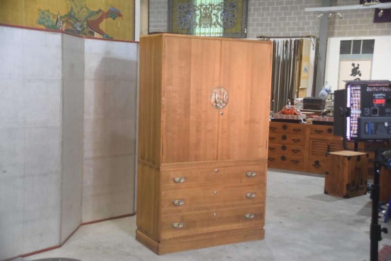 Japanese Vintage Wedding Chest (2 Sections) Width:1065mm - Image 16