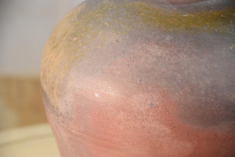 Japanese Bizen Pottery Vase Width:280mm - Image 8