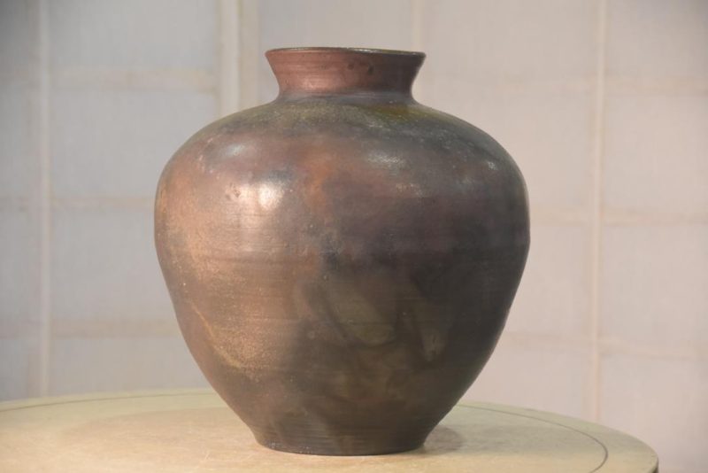 Japanese Bizen Pottery Vase Width:280mm - Image 6