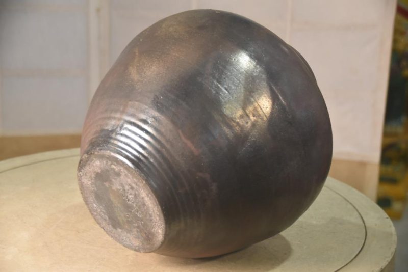 Japanese Bizen Pottery Vase Width:280mm - Image 5