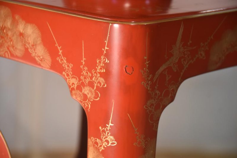 Japanese Lacquer Wedding Sake Set Height:470mm - Image 15