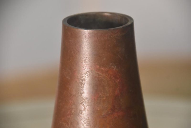 Japanese Murashido Bronze Vase Height:170mm - Image 3