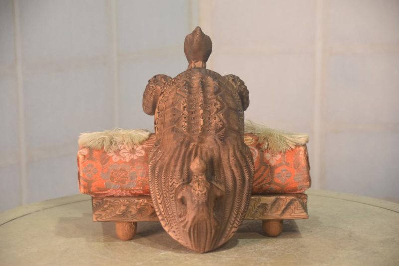 Carved Cedar Turtle Width:250mm - Image 11