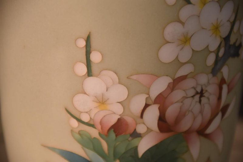 Cloisonné (Shippo) Vase Height:220mm - Image 7