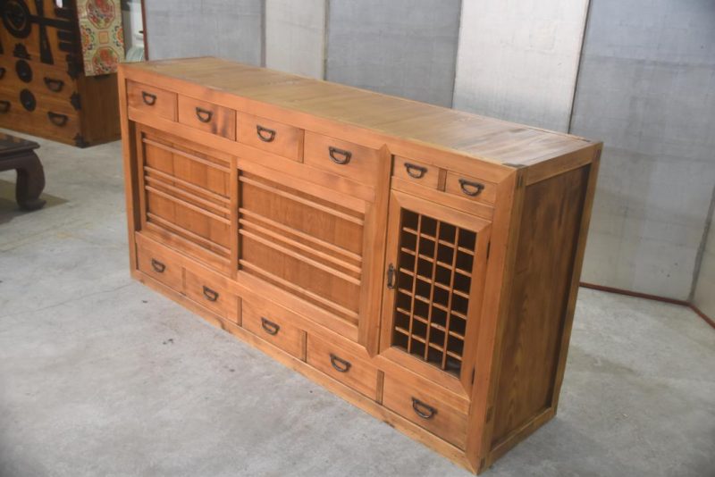 Gifu Region Mizuya Dansu Kitchen Chest Sideboard Width:1810mm - Image 13
