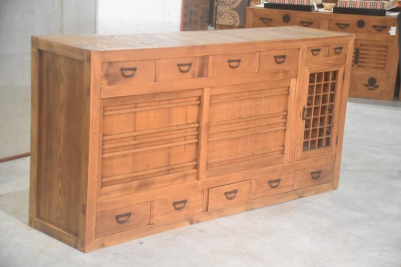 Gifu Region Mizuya Dansu Kitchen Chest Sideboard Width:1810mm - Image 3