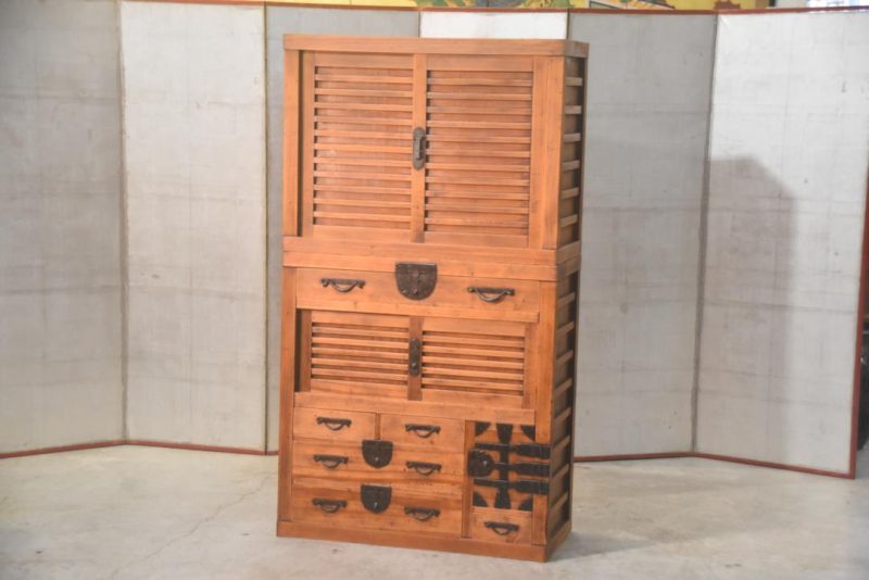 Double Gifu Region Merchants Chest Width:965mm