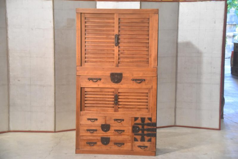 Double Gifu Region Merchants Chest Width:965mm - Image 12