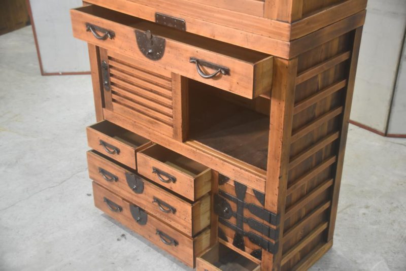Double Gifu Region Merchants Chest Width:965mm - Image 8