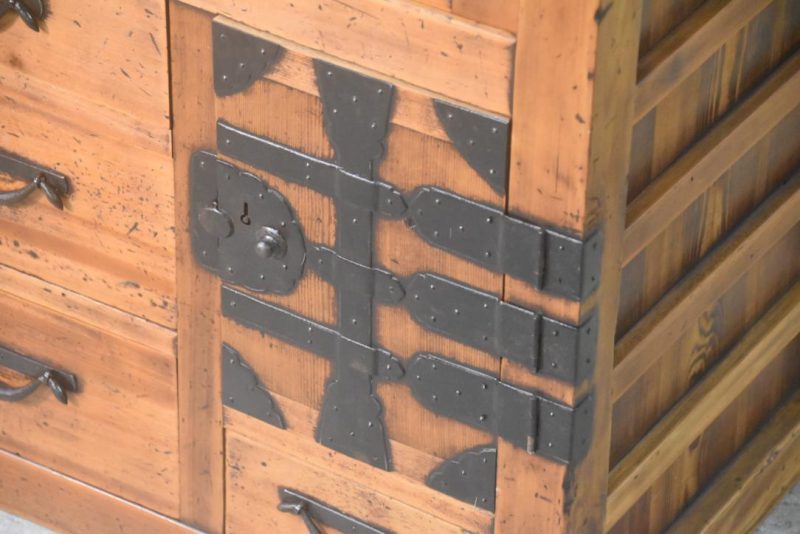 Double Gifu Region Merchants Chest Width:965mm - Image 6
