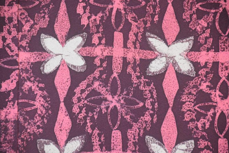 Purple & Pink Vintage Japanese Haori Jacket - Image 2