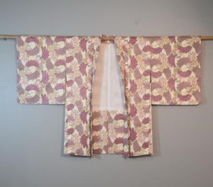 Lilac Lady Japanese Vintage Silk Haori Jacket