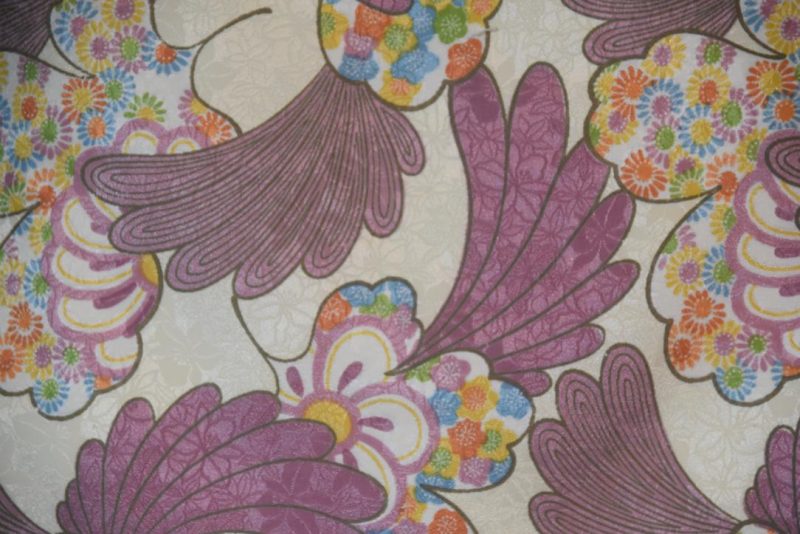 Lilac Lady Japanese Vintage Silk Haori Jacket - Image 2