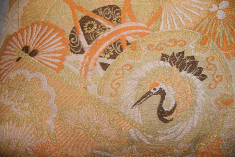 Japanese Zabuton Brocade Cushion - Image 4