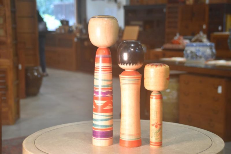 Set of 3 - Japanese Kokeshi Dolls Height:375mm - Image 5