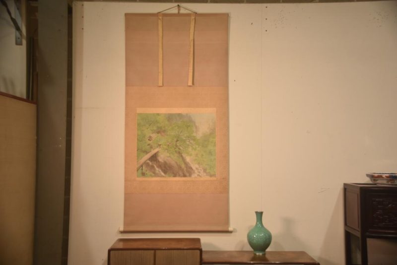 Over the Bridge - Hanging Scroll Height:1400mm