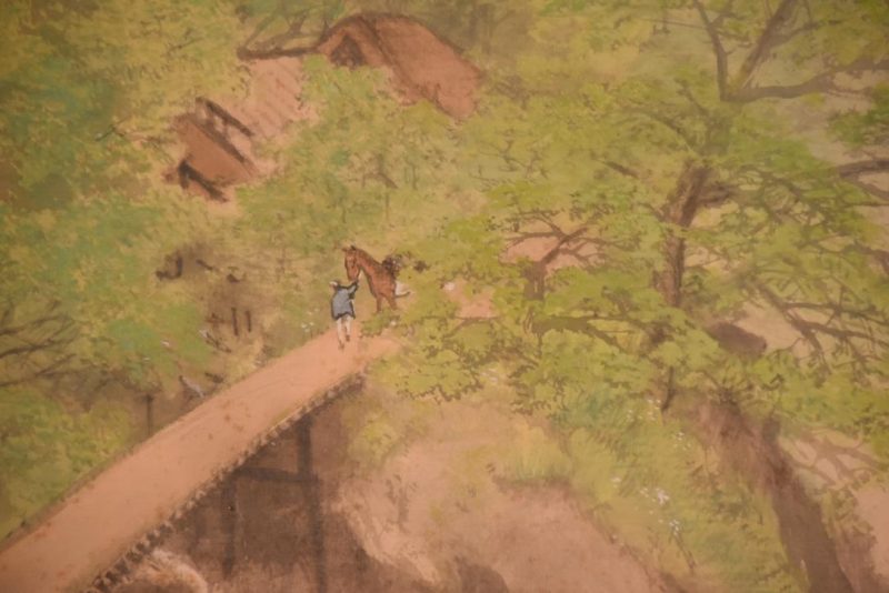 Over the Bridge - Hanging Scroll Height:1400mm - Image 4