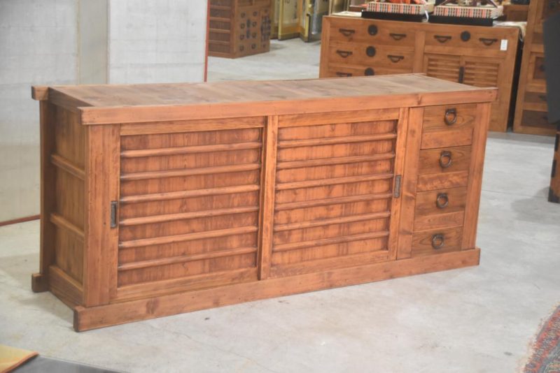 Hikone Region Mizuya Kitchen Chest Sideboard Width:1880mm - Image 4