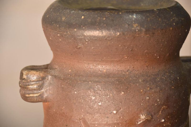 Japanese Bizen Pottery Vase Height:240mm - Image 10