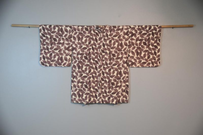 Leaves Silk Japanese Haori Jacket