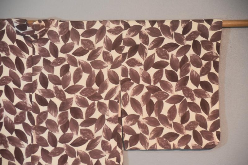 Leaves Silk Japanese Haori Jacket - Image 3