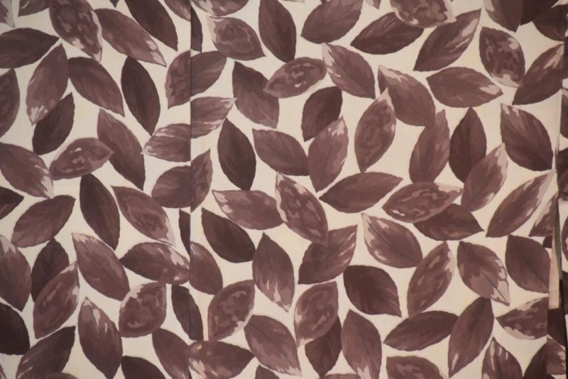Leaves Silk Japanese Haori Jacket - Image 2
