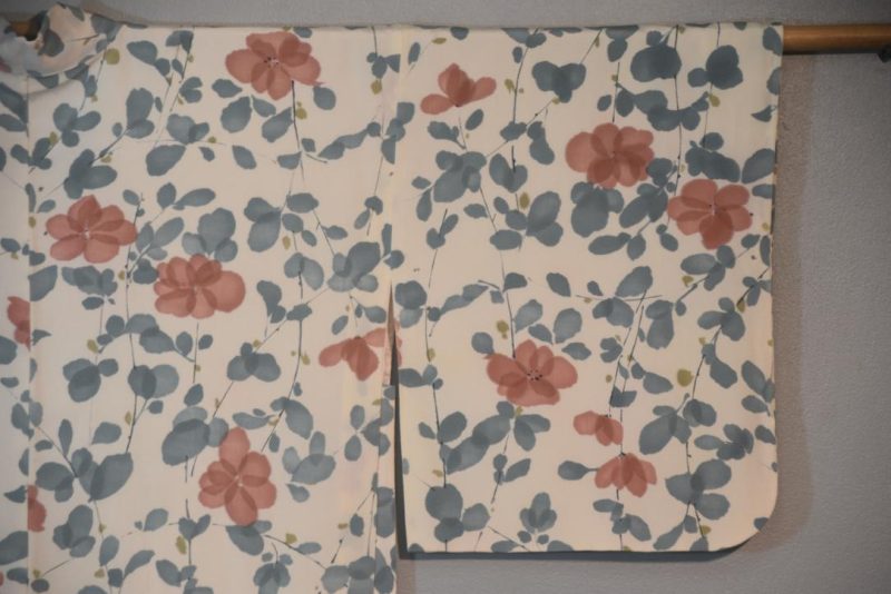 Water Colour Flowers Japanese Haori Jacket - Image 7