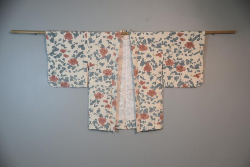 Water Colour Flowers Japanese Haori Jacket - Image 5